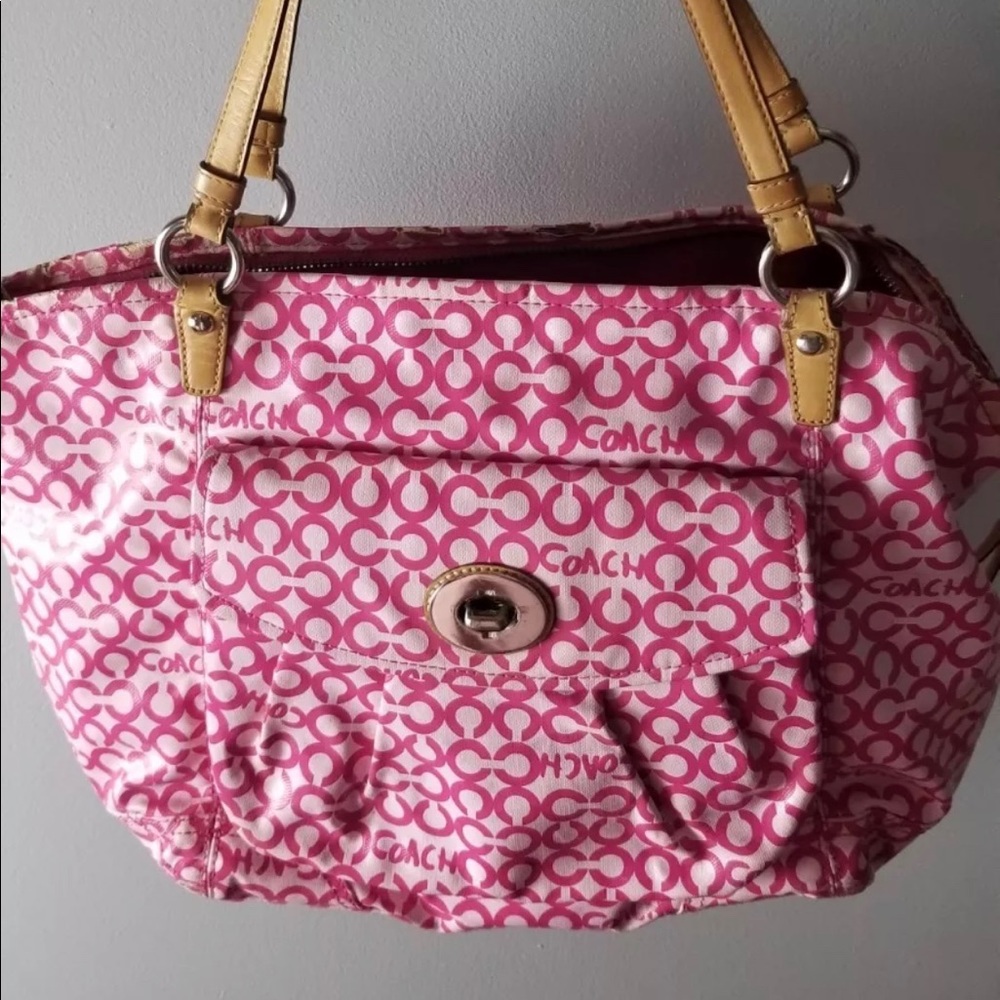 Coach tote signature c